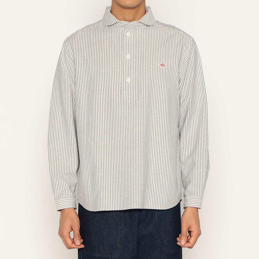 MEN'S OXFORD ROUND COLLAR PULLOVER SHIRT PATTERN｜SHIRT｜DANTON