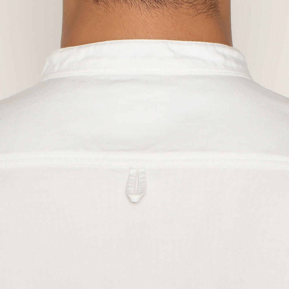Hiro22ダントン DANTON オフホワイト MEN'S OXFORD BAND COLLAR SHIRT PLAIN｜SHIRT｜DANTON(ダントン