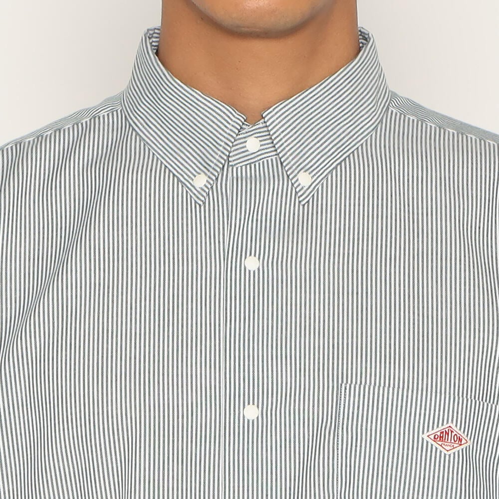 DANTON ホワイト シャツ WOMEN'S COTTON VOILE SHORT SLEEVE SHIRT（シャツ/ブラウス