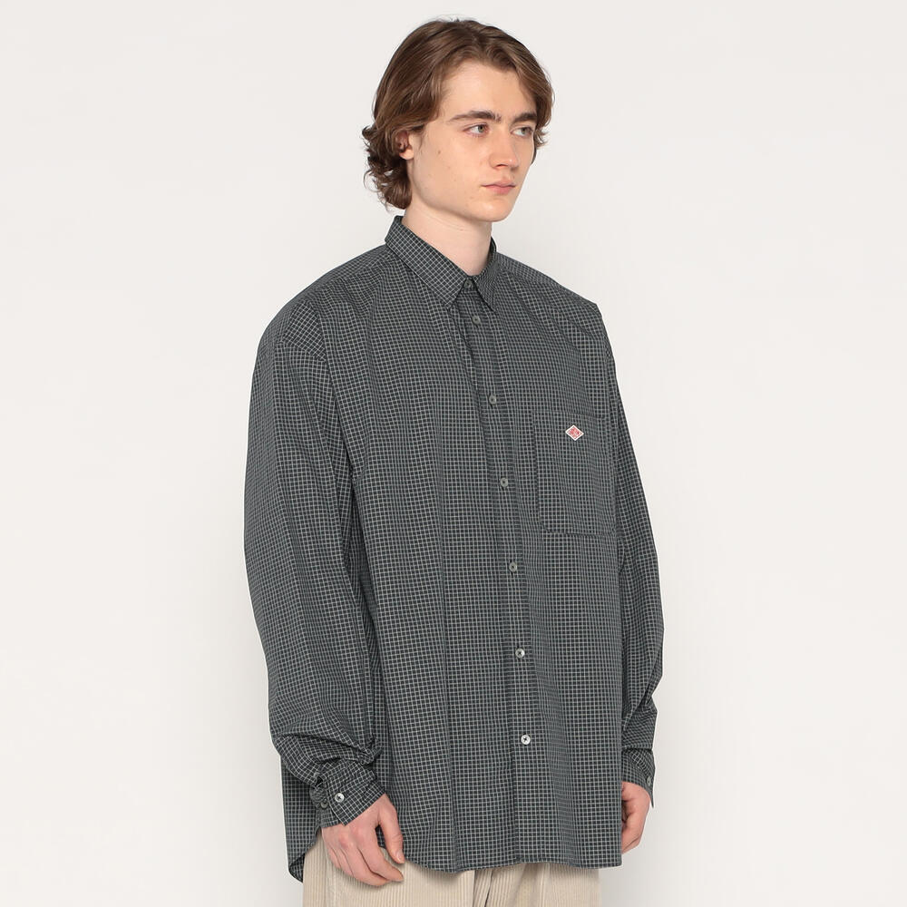 MEN'S COTTON TYPEWRITER GRAPH CHECK WORK SHIRT｜SHIRT