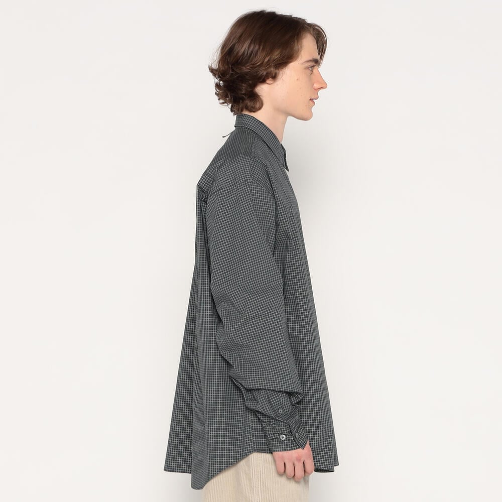 MEN'S COTTON TYPEWRITER GRAPH CHECK WORK SHIRT｜SHIRT
