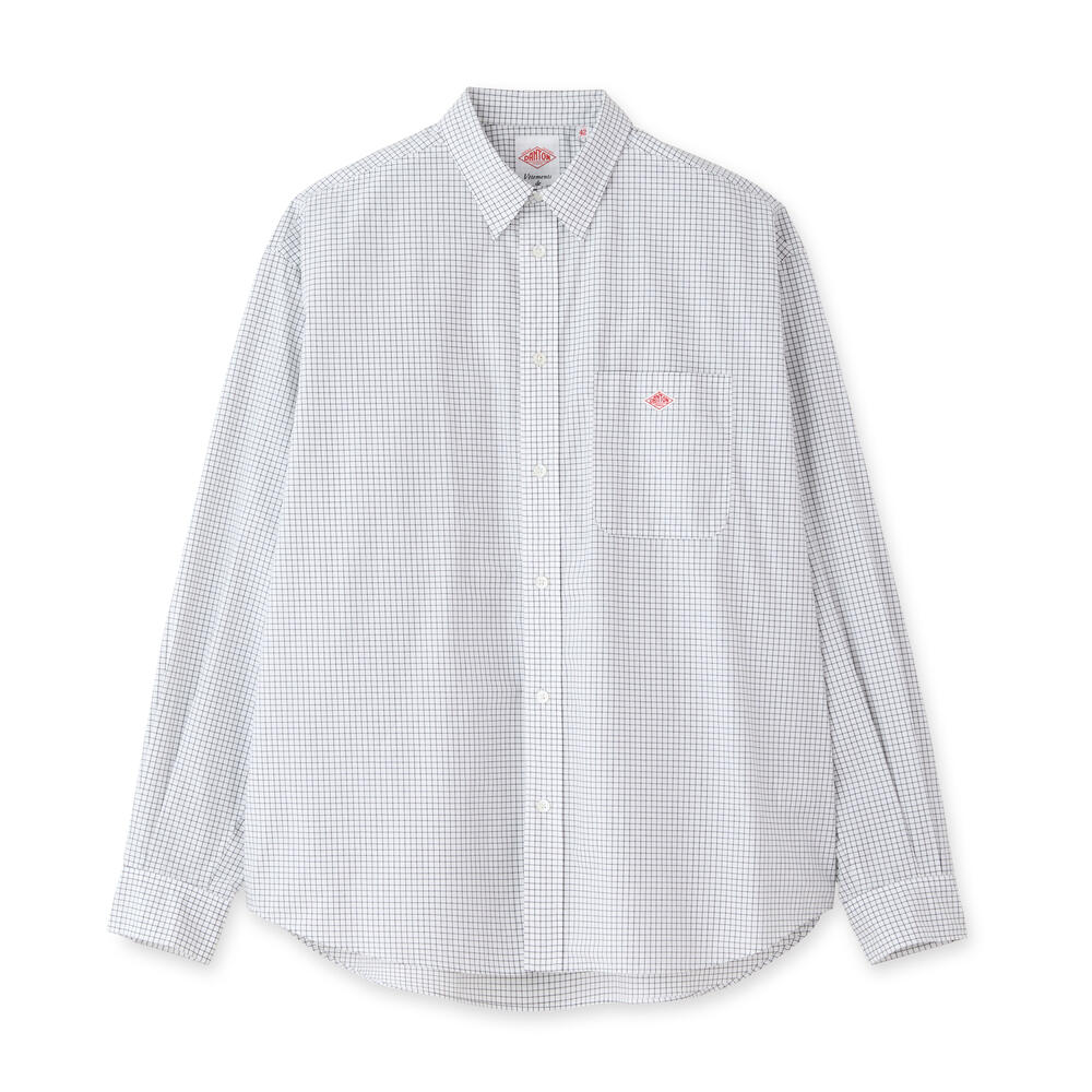 DANTON【新品・未使用（訳あり）】　メンズシャツ DANTON ダントン メンズ デニムダンガリー ボタンダウンシャツ