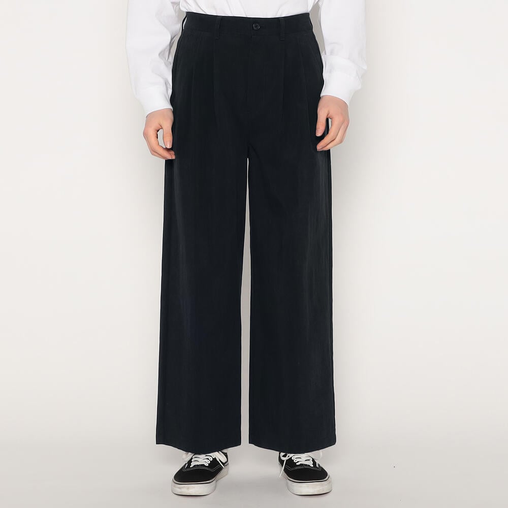 DOUBLE PLEATED TROUSER 【A23A-01PT01C】 DOUBLE PLEATED TROUSER 【A23A-01PT01C】 DOUBLE PLEATED