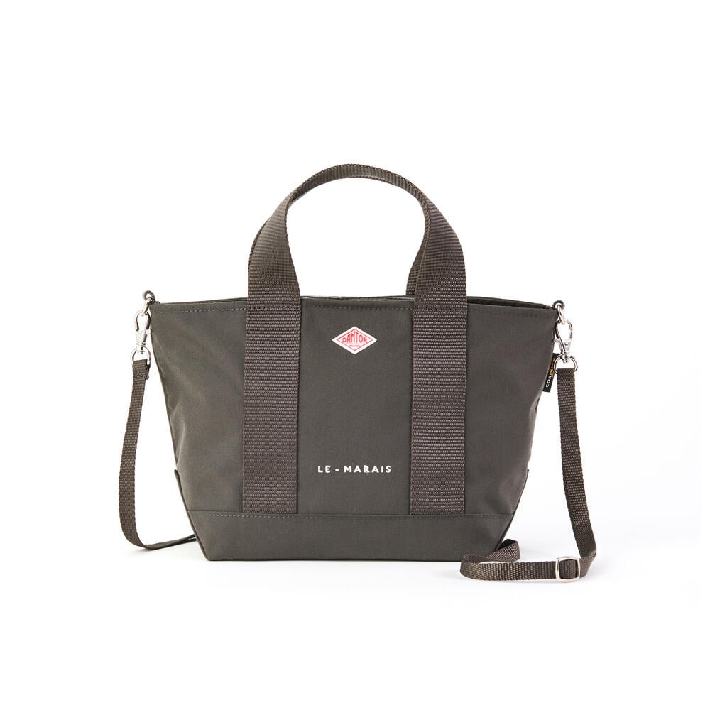 DANTON|CORDURA CANVAS 2WAY TOTE BAG グレー CORDURA CANVAS 2WAY TOTE BAG〈LE-MARAIS〉|TOTE BAG|DANTON