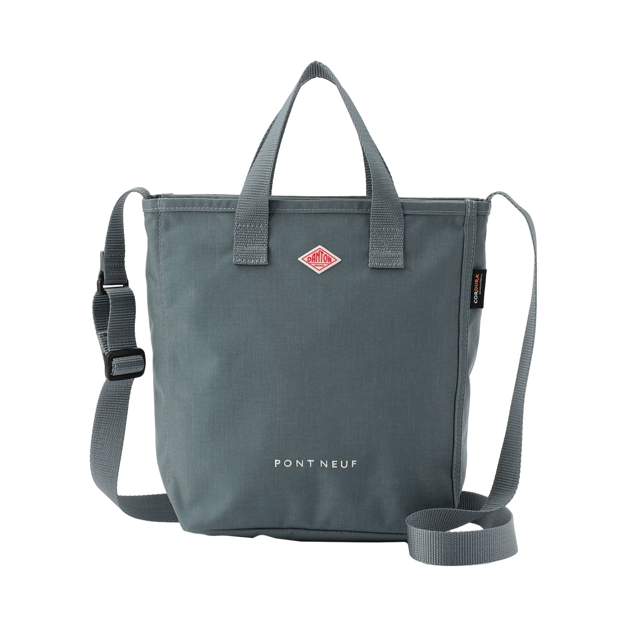DANTON｜CORDURA CANVAS 2WAY TOTE BAG グレー DNB252U302-