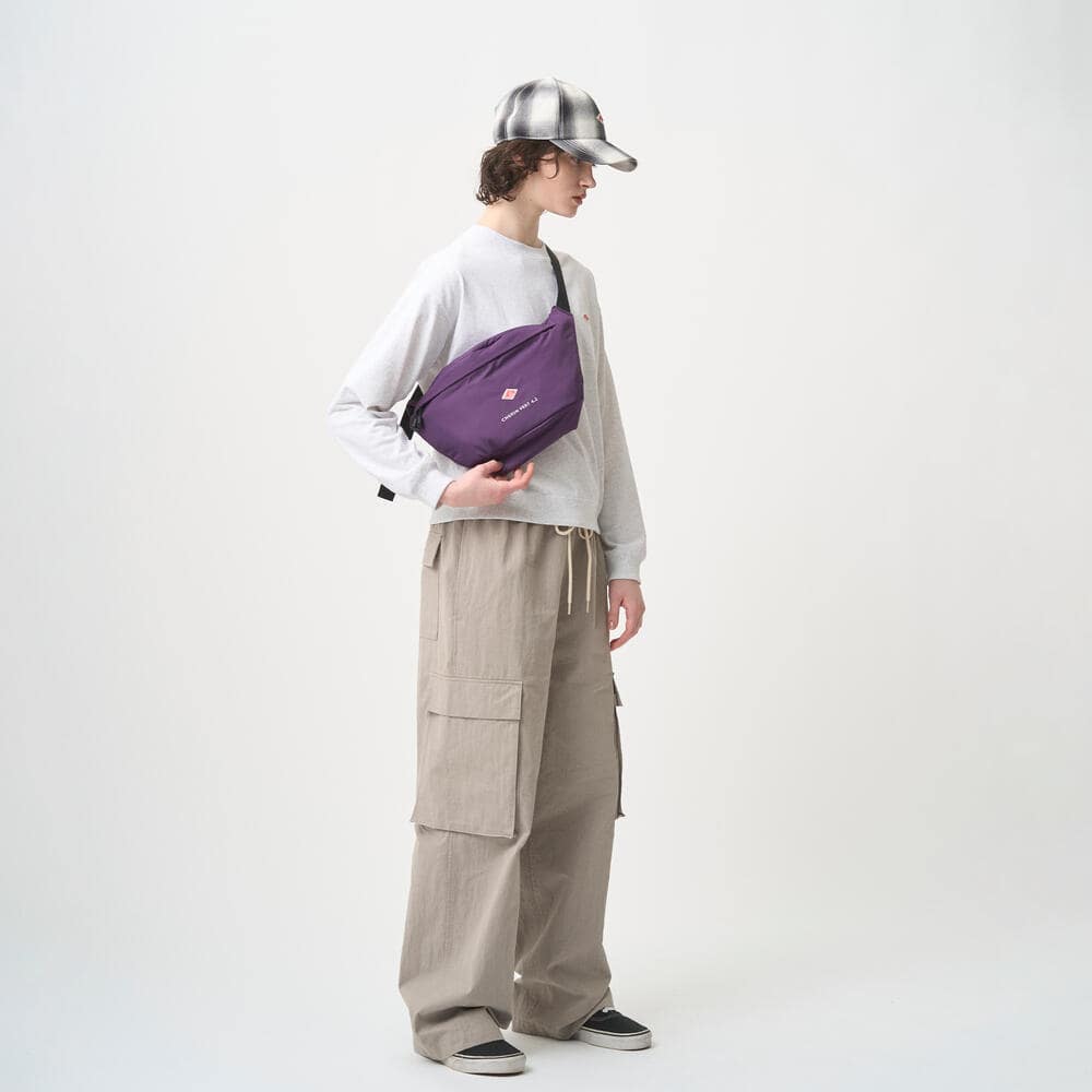 POLYESTER TAFFETA SLING BAG〈CHEMIN VERT 4.2〉｜TOTE BAG