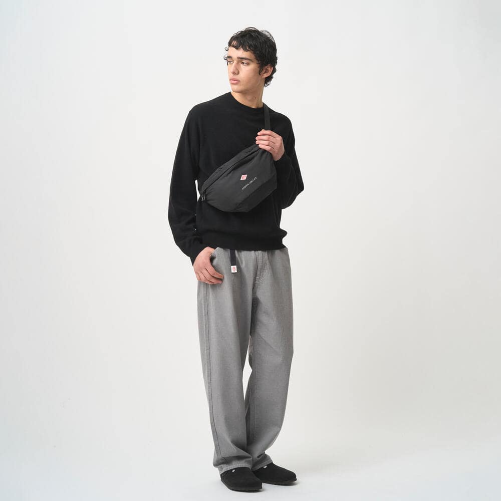 POLYESTER TAFFETA SLING BAG〈CHEMIN VERT 4.2〉｜TOTE BAG