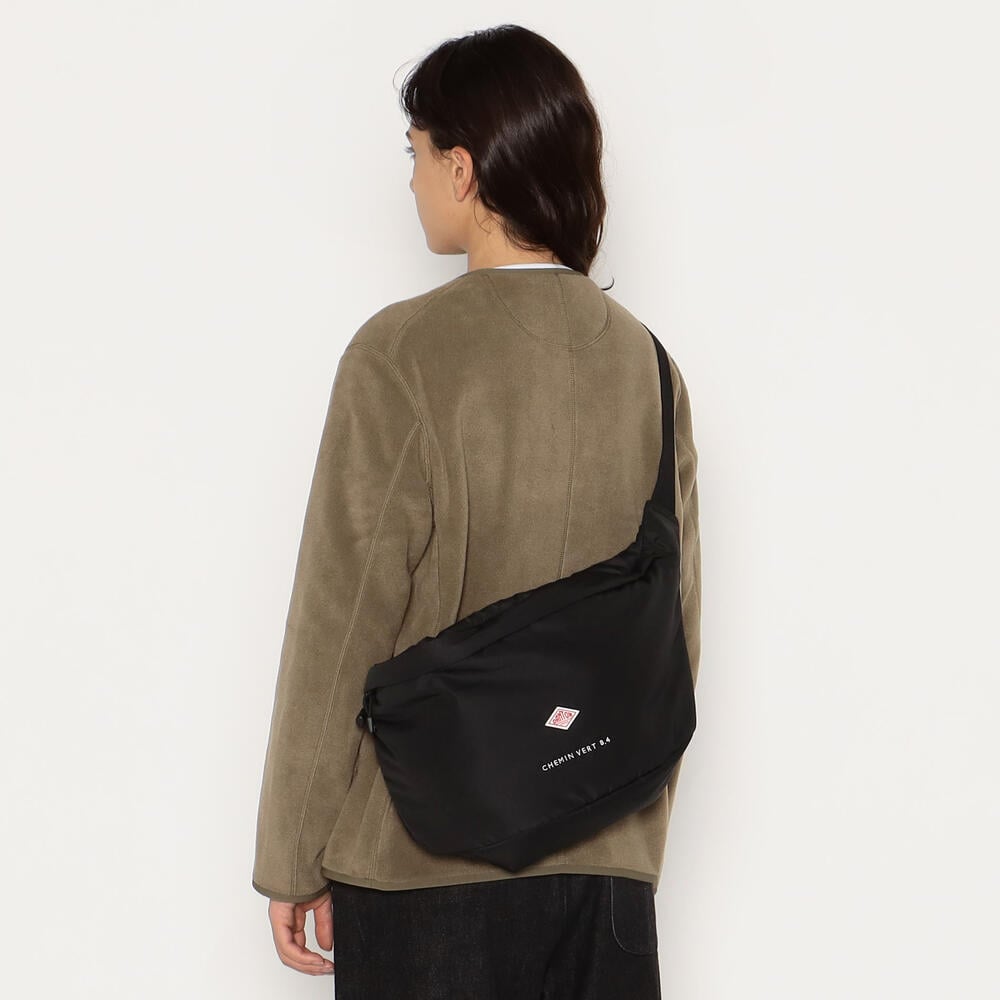 POLYESTER TAFFETA SLING BAG〈CHEMIN VERT 8.4〉｜TOTE BAG