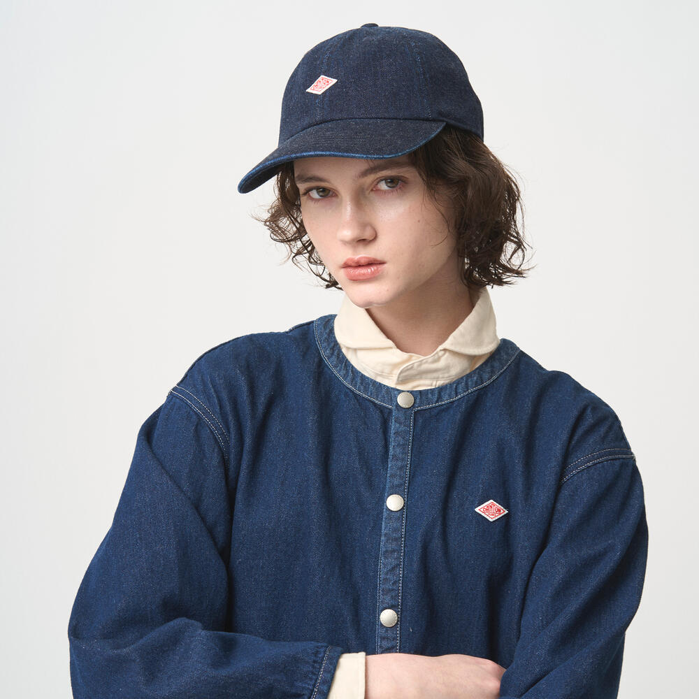 WASHED DENIM 6PANEL CAP｜HAT｜DANTON(ダントン)｜DANTON