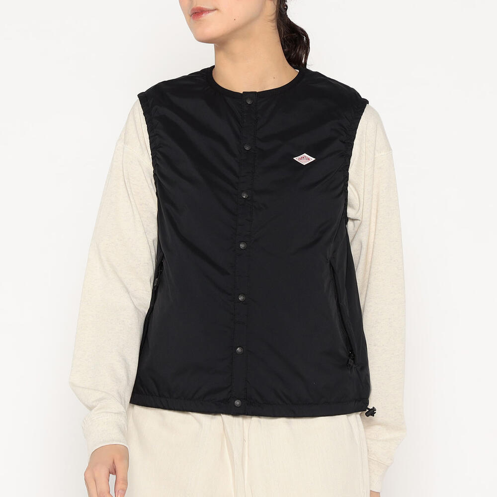 Women's Insulation Collarless Vest｜VEST｜DANTON(ダントン)｜DANTON