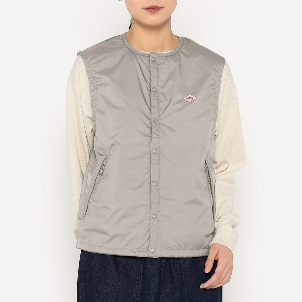 Women's Insulation Collarless Vest｜VEST｜DANTON(ダントン)｜DANTON