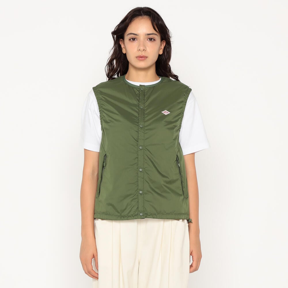 Women's Insulation Collarless Vest｜VEST｜DANTON(ダントン)｜DANTON
