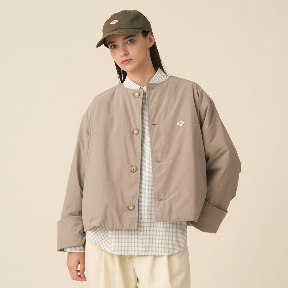 Women's Insulation Collarless Wide Jacket｜COAT｜DANTON(ダントン