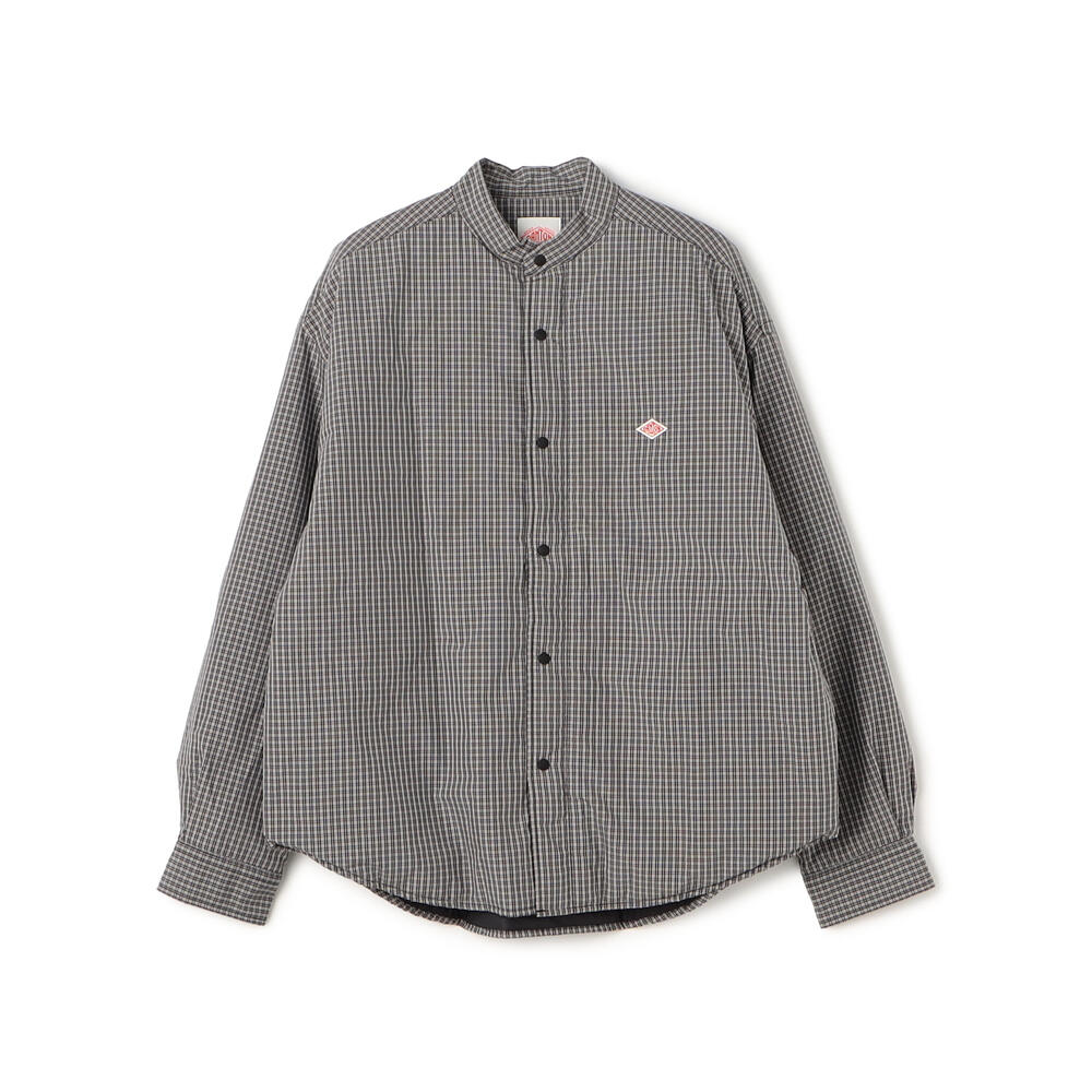 Women's Insulation Stand Collar Shirt Jacket Plaid｜COAT｜DANTON