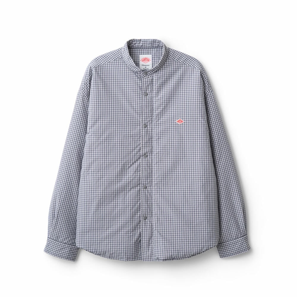 Women's Insulation Stand Collar Shirt Jacket Plaid｜COAT｜DANTON