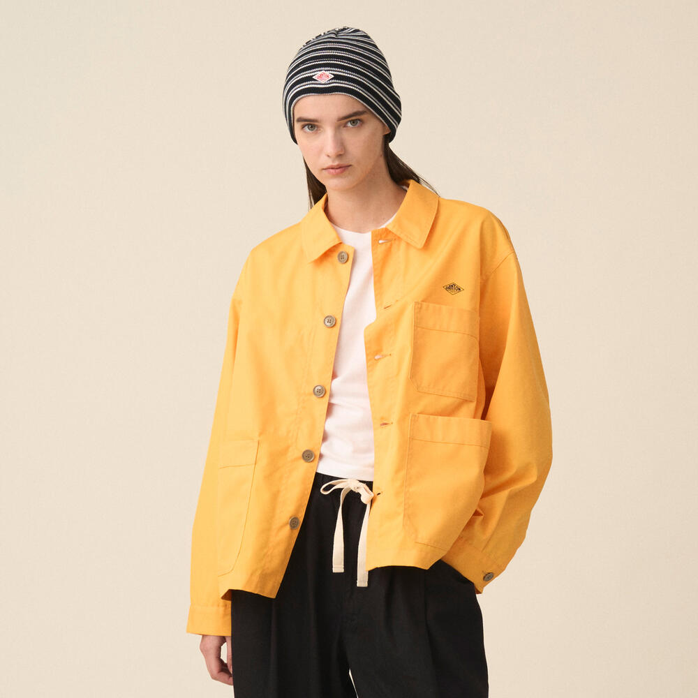 DANTON ダントン BACK LOGO カバーオール コーチジャケット Women's Back Logo Coveralls｜JACKET｜DANTON(ダントン)｜DANTON