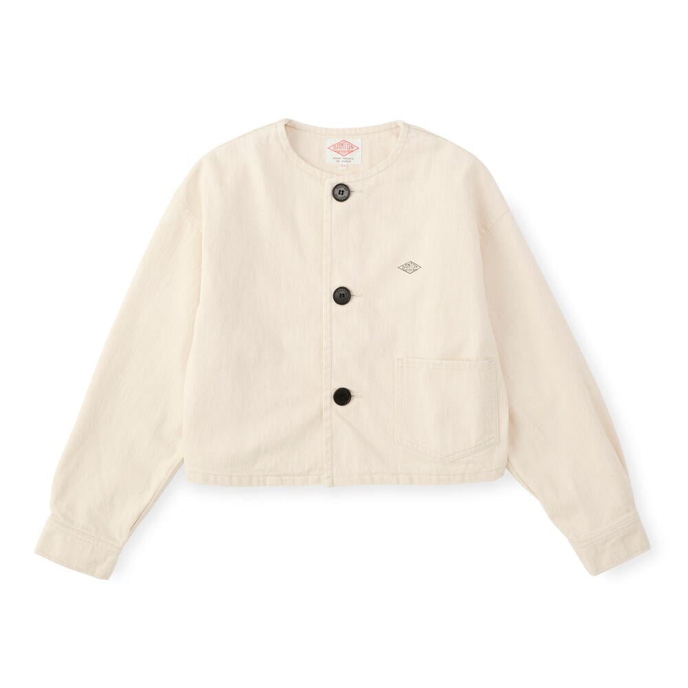 Women's Cotton Drill Collarless Short Jacket｜JACKET｜DANTON