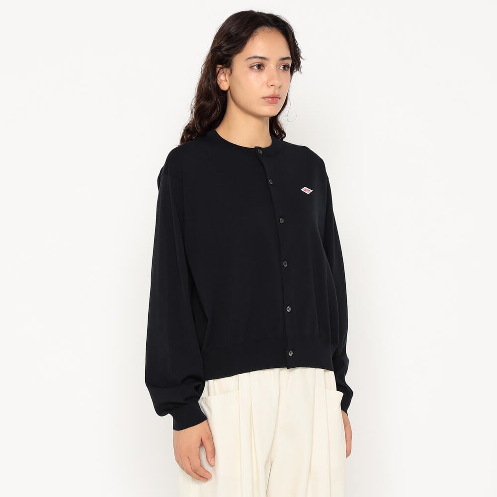 Women's Jersey Knit Crew Neck Cardigan｜KNIT｜DANTON(ダントン
