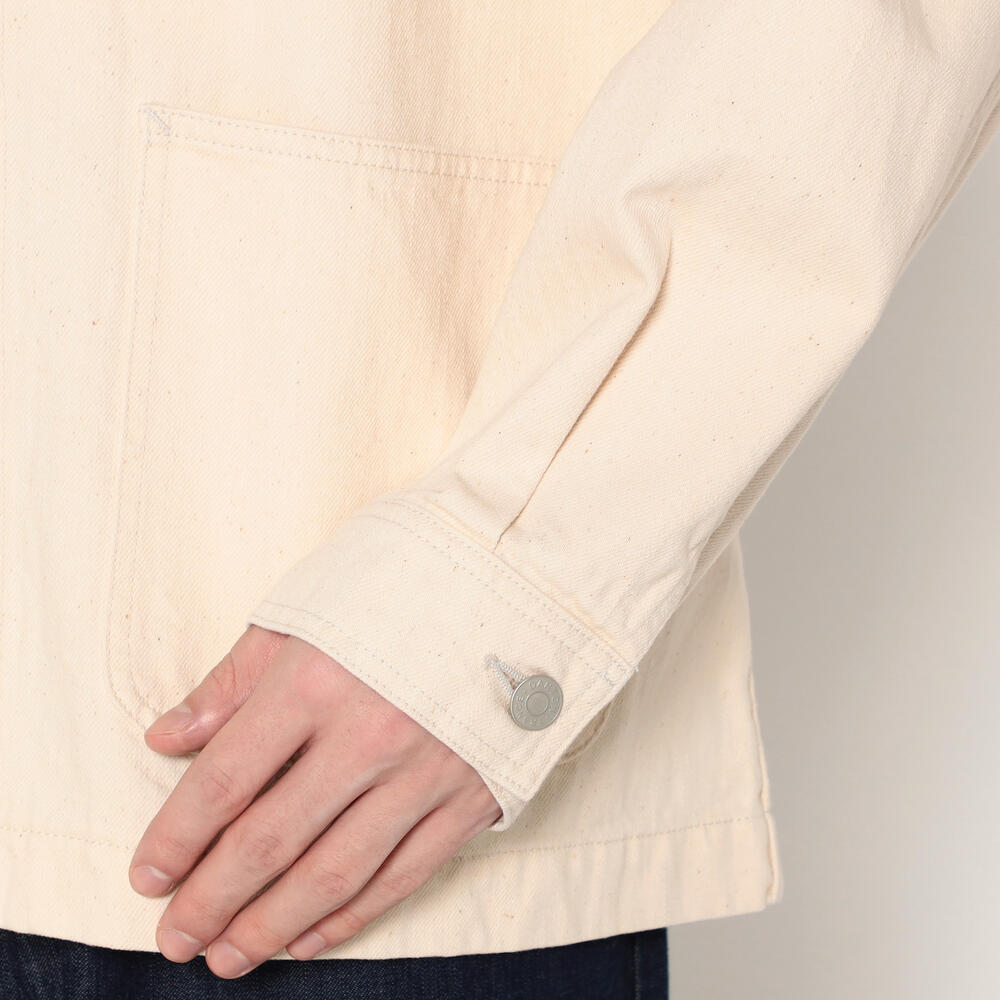 Men's Cotton Drill Collarless Jacket｜JACKET｜DANTON(ダントン