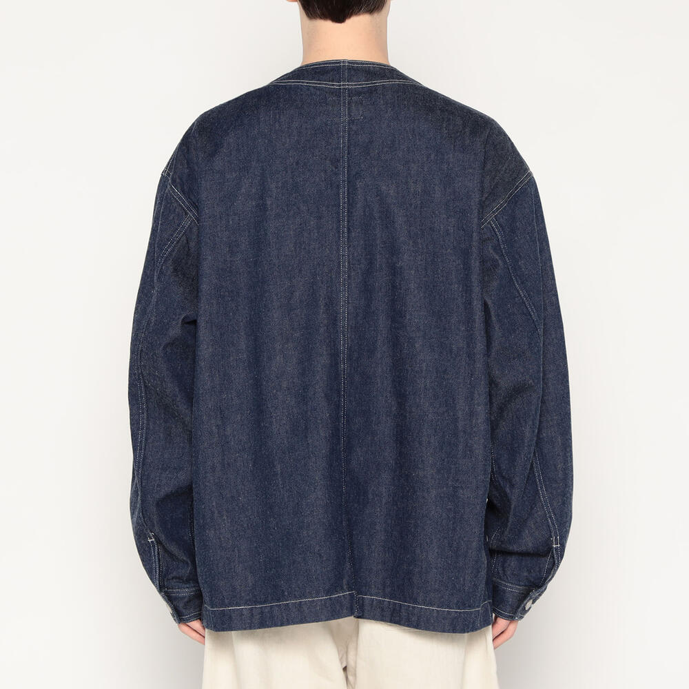 Men's Denim Collarless Jacket｜JACKET｜DANTON(ダントン)｜DANTON