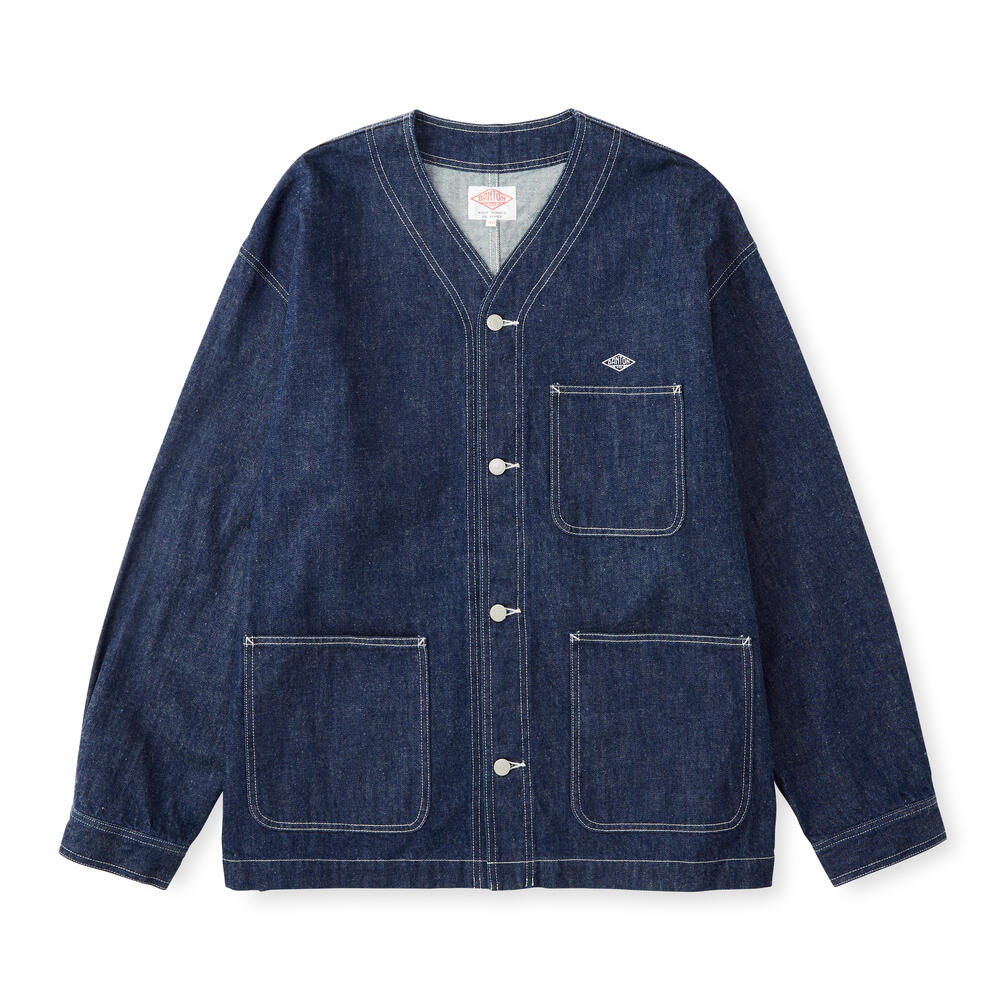 Men's Cotton Drill Collarless Jacket｜JACKET｜DANTON(ダントン