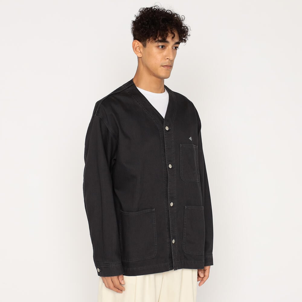 Men's Cotton Drill Collarless Jacket｜JACKET｜DANTON(ダントン