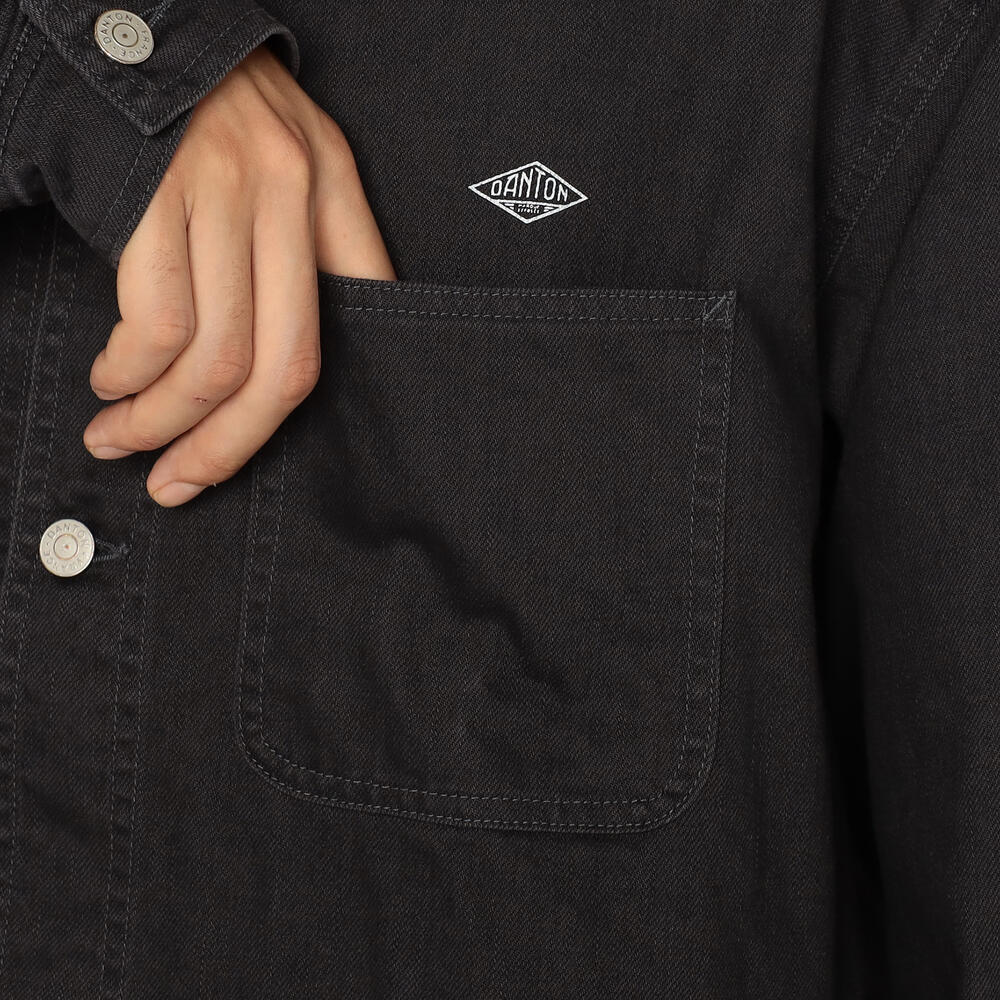 Men's Cotton Drill Collarless Jacket｜JACKET｜DANTON(ダントン