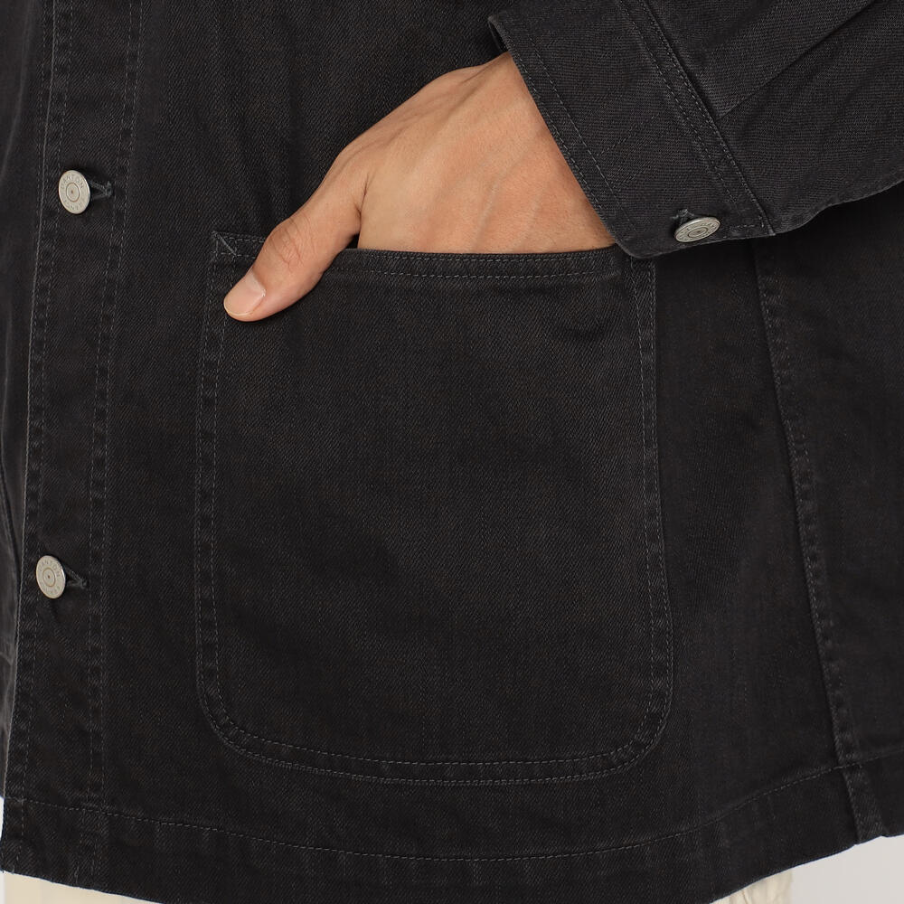 Men's Cotton Drill Collarless Jacket｜JACKET｜DANTON(ダントン