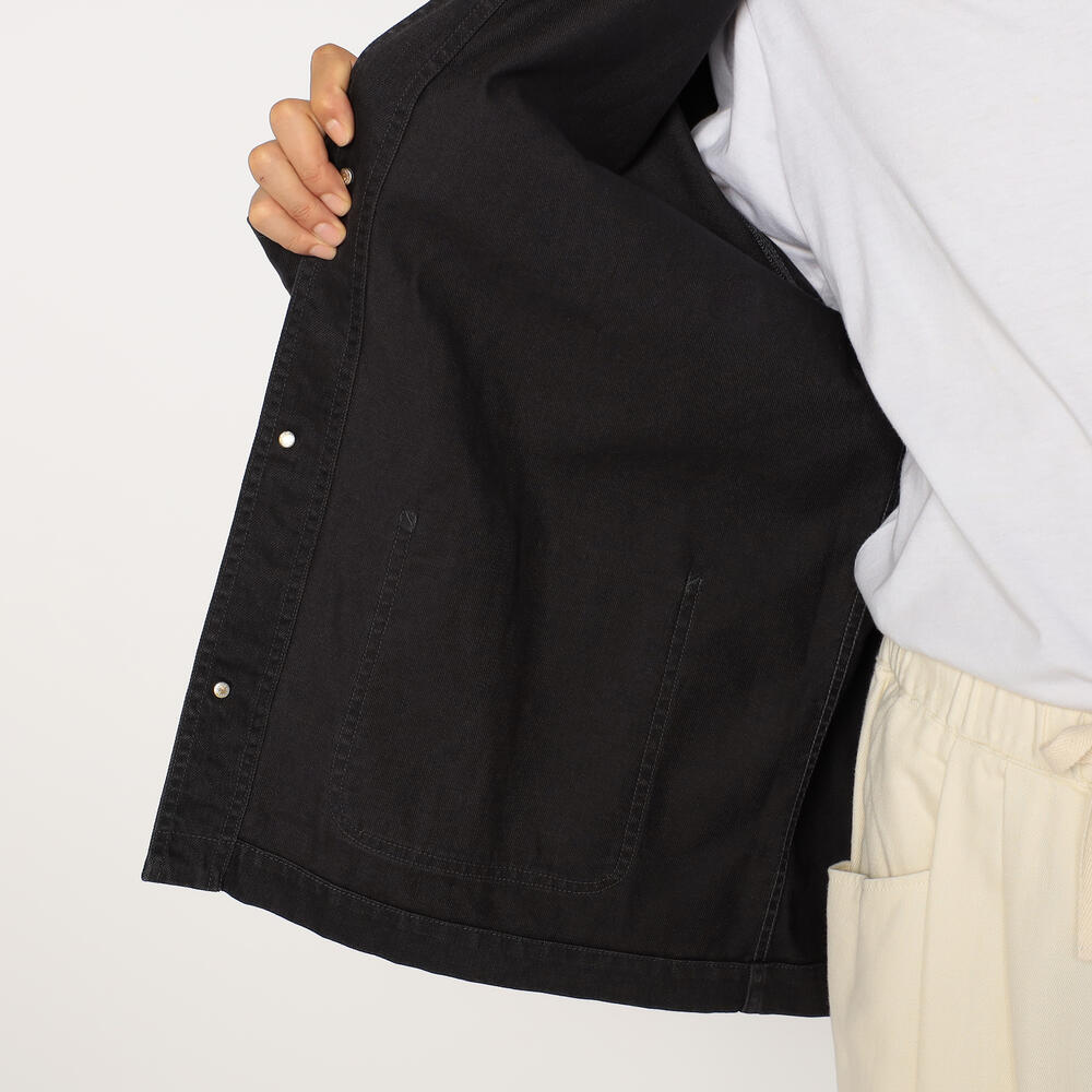 Men's Cotton Drill Collarless Jacket｜JACKET｜DANTON(ダントン