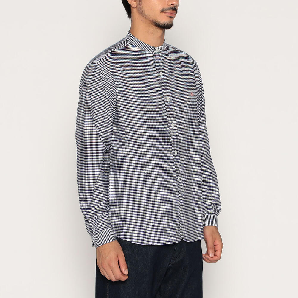 Men's Oxford Band Collar Shirt Pattern｜SHIRT｜DANTON(ダントン