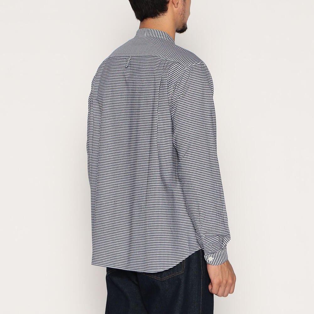 Men's Oxford Band Collar Shirt Pattern｜SHIRT｜DANTON(ダントン