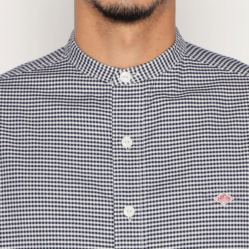 Men's Oxford Band Collar Shirt Pattern｜SHIRT｜DANTON(ダントン