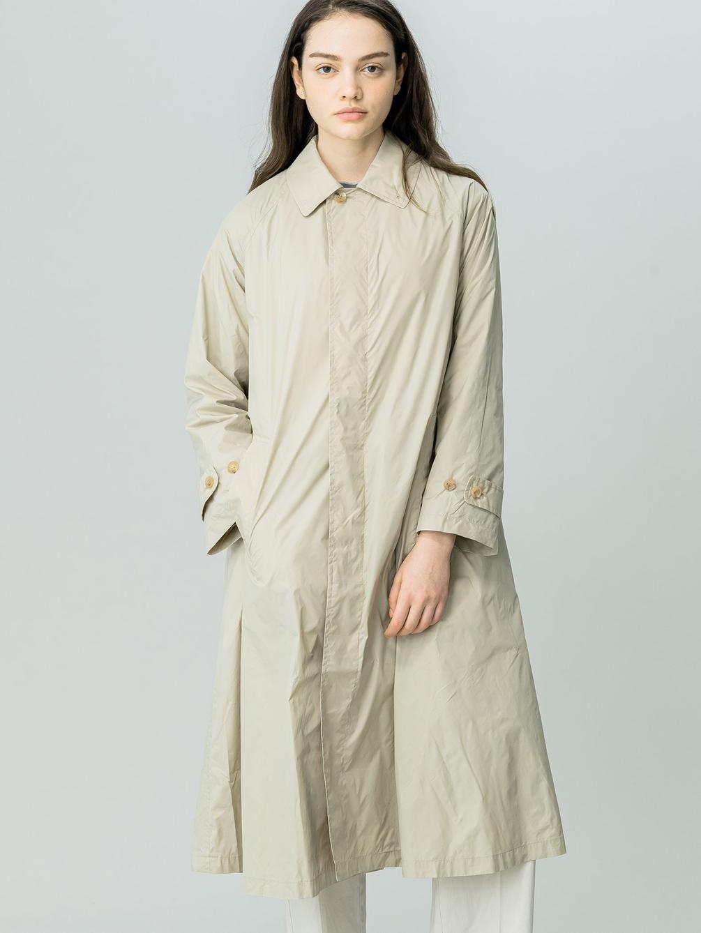 ナイロンタフタ フレアステンカラーコート Women Coat Bshop ビショップ Bshop Online Store ナイロンタフタ フレアステンカラーコート Women Coat Bshop ビショップ Bshop Online Store