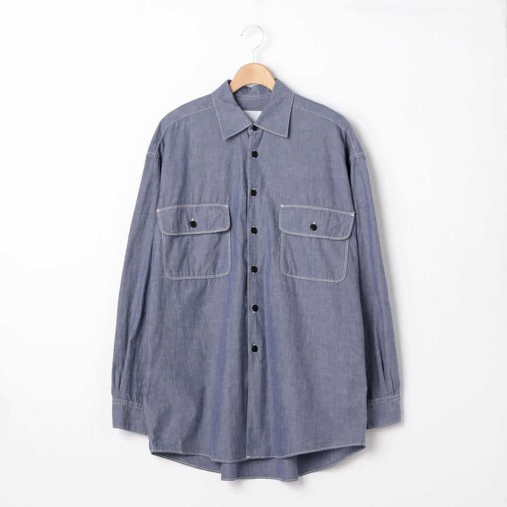 Outlet シャンブレービッグシャツ Men Shirt Outlet Shop アウトレットショップ Bshop Online Store Outlet シャンブレービッグシャツ Men Shirt Outlet Shop アウトレットショップ Bshop Online Store