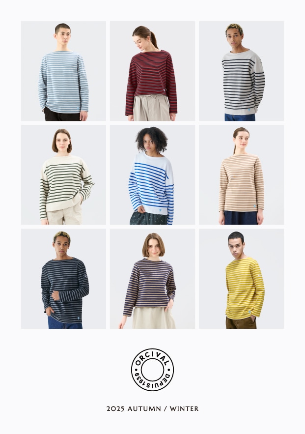 ORCIVAL - 25AW FRENCH BASQUE SHIRT