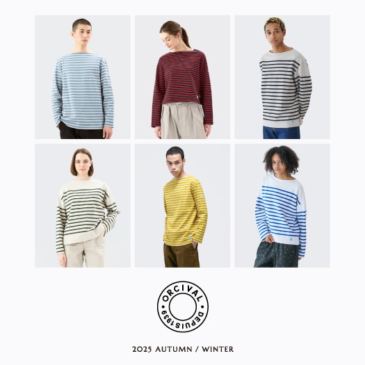 ORCIVAL - 25AW FRENCH BASQUE SHIRT