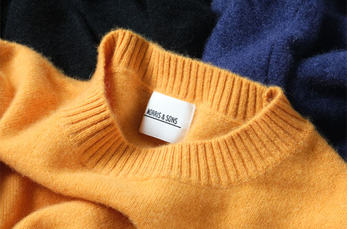 MORRIS & SONS｜滑らかで柔らかなカシミヤハイゲージニット。