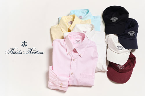 Brooks Brothers｜ブランドを象徴するポロカラーシャツとキャップを別注オーダー。