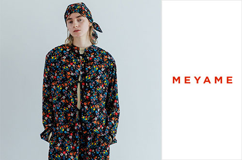 MEYAME｜色、花、柔らかさを纏うウェア。