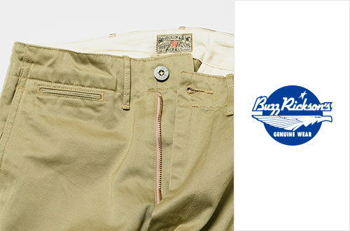 BUZZ RICKSON'S｜〈別注〉コットンミリタリーチノ 1942 MODEL