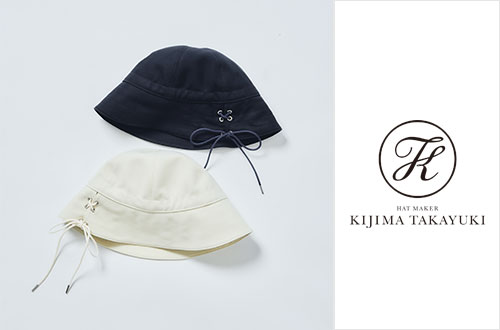 KIJIMA TAKAYUKI｜〈別注〉コットンツイルセーラーハット。